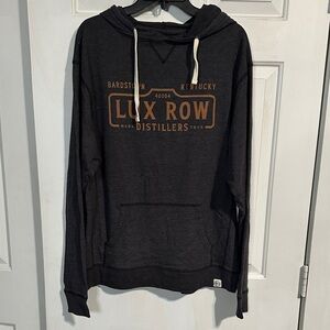 Lux Row Distillers XL hoodie. Fitted.